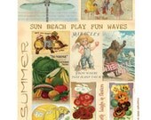 Summer Homespun Cotton Scraps HCS07