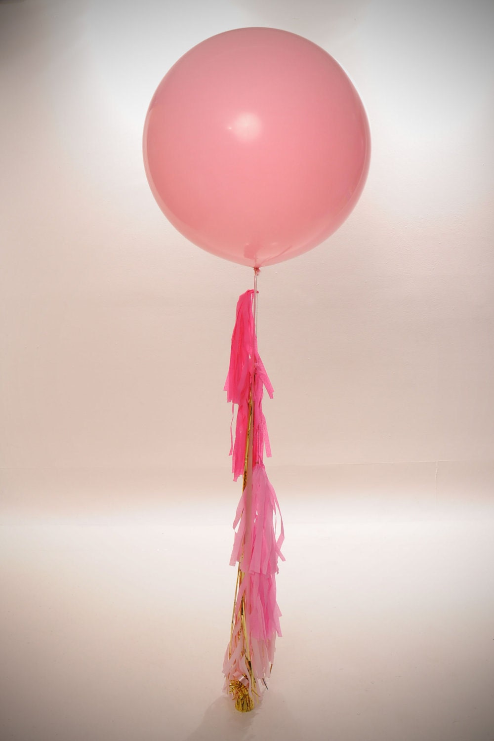 Pretty in Pink Custom Creation Big Round Balloon Tassel Garland