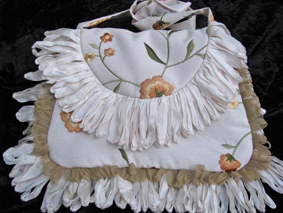 Unique Romantic Style Purse/Handbag with Shoulder Strap - ShariArts