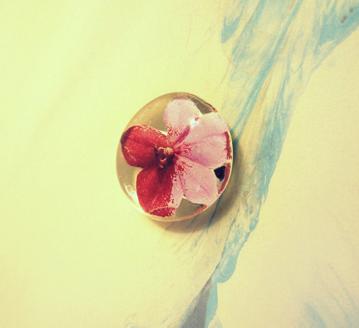 Orchid Collage Magnet