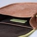 LIME - Cross Body Leather Bag in Nude and Pale Lime Yellow