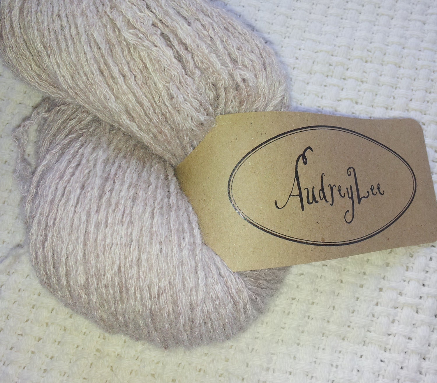 Reclaimed 100% Cashmere Fingering Weight Yarn, 30 grams