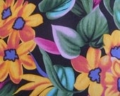 Cotton Fabric, Vintage African Floral Print from Malawi (SALE)