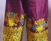 vintage embroidered trousers (women's shalawar pants) (SALE)