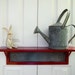 RESERVED for RENE Primitive Shelf Punched Tin Stars Americana Red