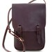 Leather A4 Saddle Bag Brown