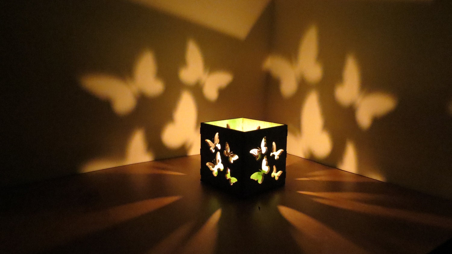 Butterfly Mini lantern / Any Color Choice by HouseOfTinyTreasures