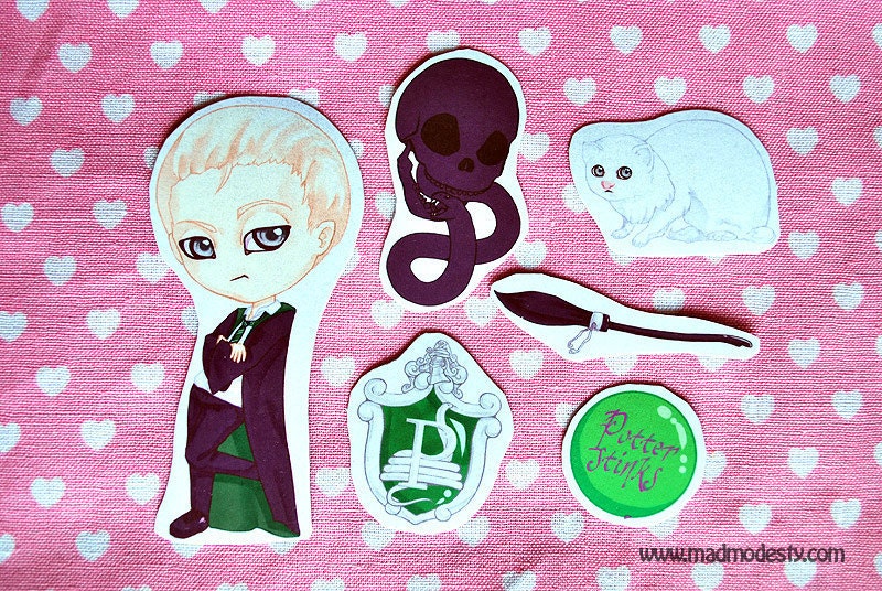 Draco Malfoy magnet set (harry potter)