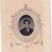 Beautifully designed tintype image of handsome young man