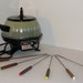 Vintage Avocado Green Fondue Pot