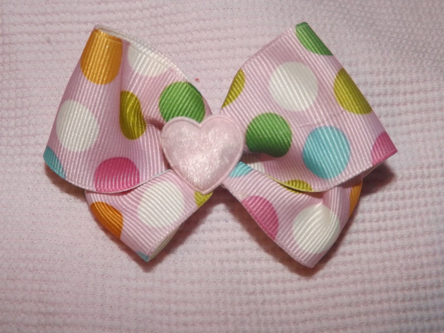 Polka Dot Boutique Hair Bow Medium