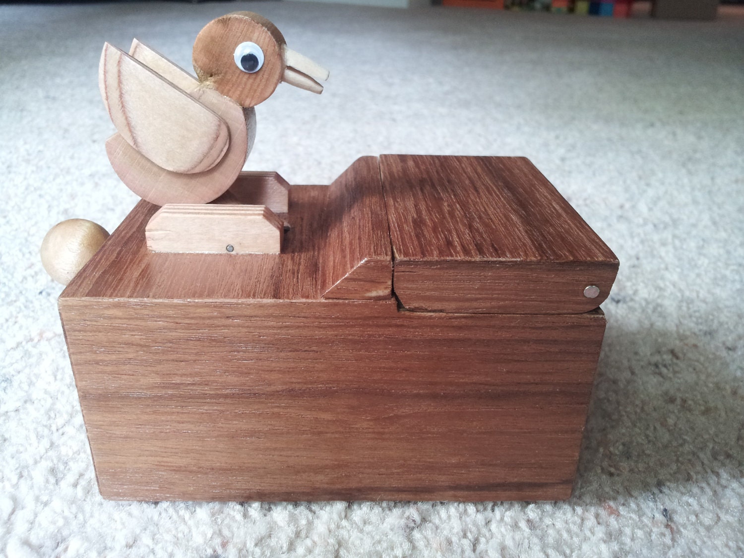 Handmade Wooden Bird Toothpick Dispenser by ashawahab on Etsy