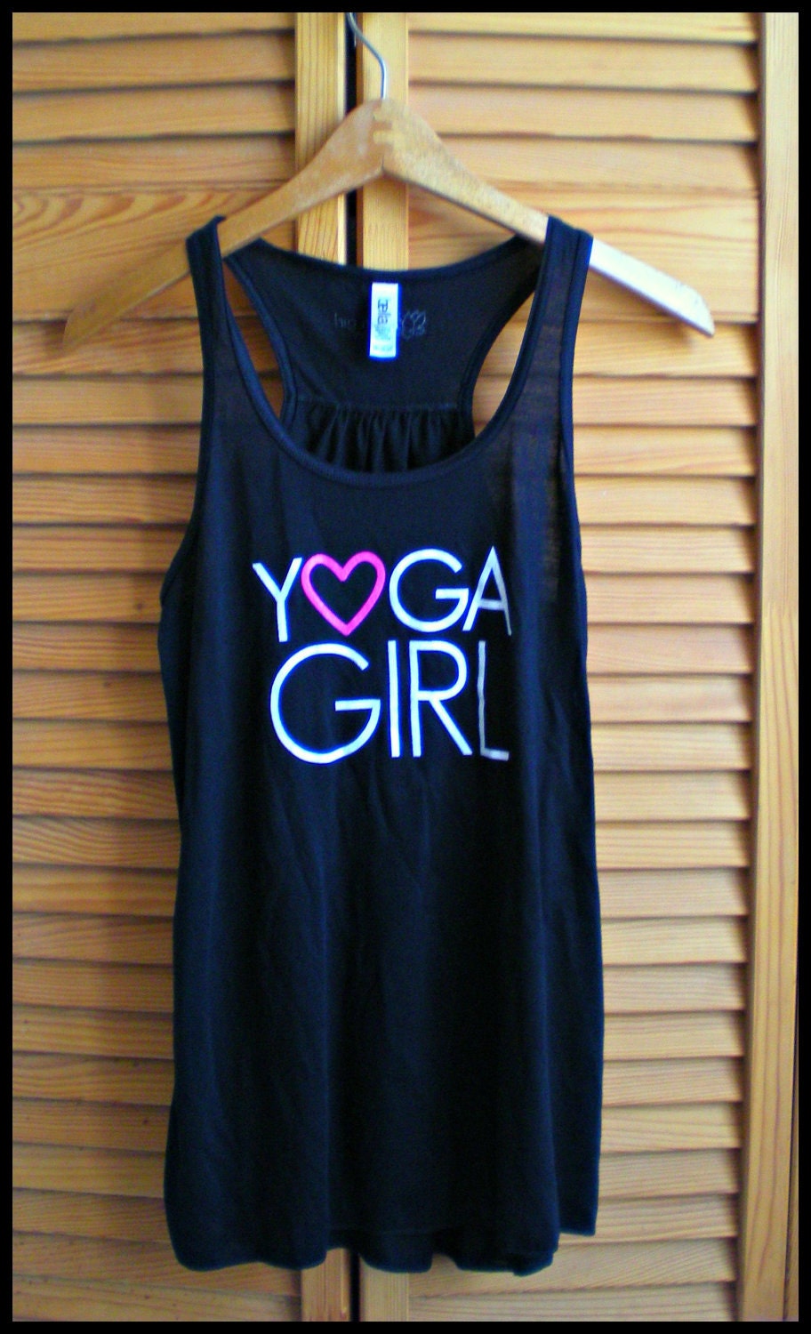 Yoga Girl - Flowy Black Tank. Size - S, M, L