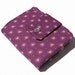 Purple Baby Bifold Wallet with Pink Hearts