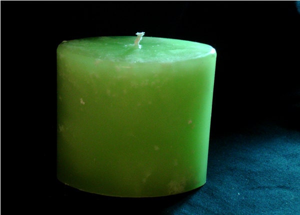 Coconut Lime Verbena Oval Pillar