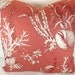PILLOW COVERS Coral 20x20 Decorative Throw Pillows 20 x 20 Beach orange Throw Pillow Covers salmon orange