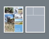 Photo Collage Template, Storyboard Template - 6 x 8 - Template Pack - No.1