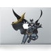 Batman--Macbook Decal Mac book Stickers Macbook Decals Apple Decal for Macbook Pro / Macbook Air / iPad / iPad2 / ipad3/ iPhone 4/4S