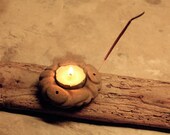 Candle/Joss stick Stone Holder - Hand Carved