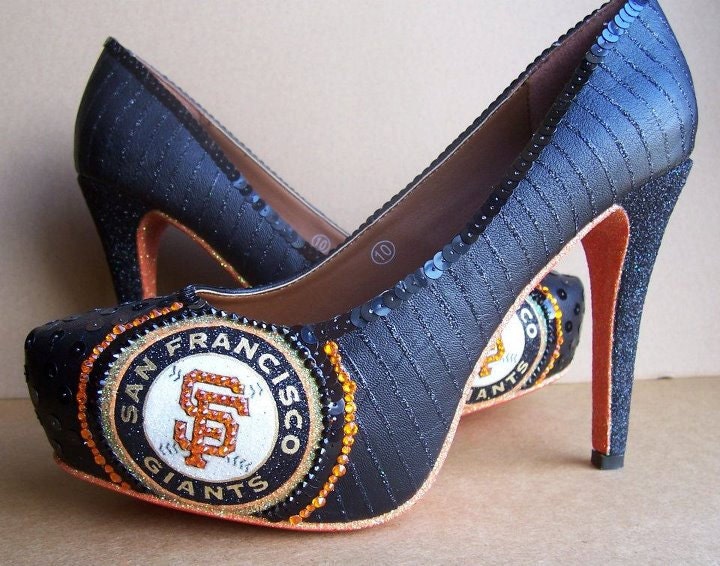 San Francisco Giants High Heels by TattooedMary on Etsy