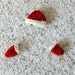 Barbie Santa Hat and Mittens set handknit handmade natural