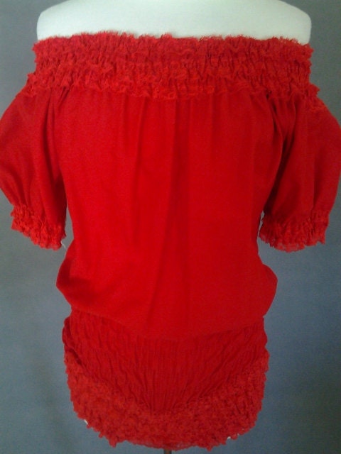 Vintage Late 1950s Bad Vera Lacy Racy Playsuit With Lace Panty