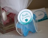 Ombre Mermaid Party Printables Favor Tags / Mermaid Thank You Tags