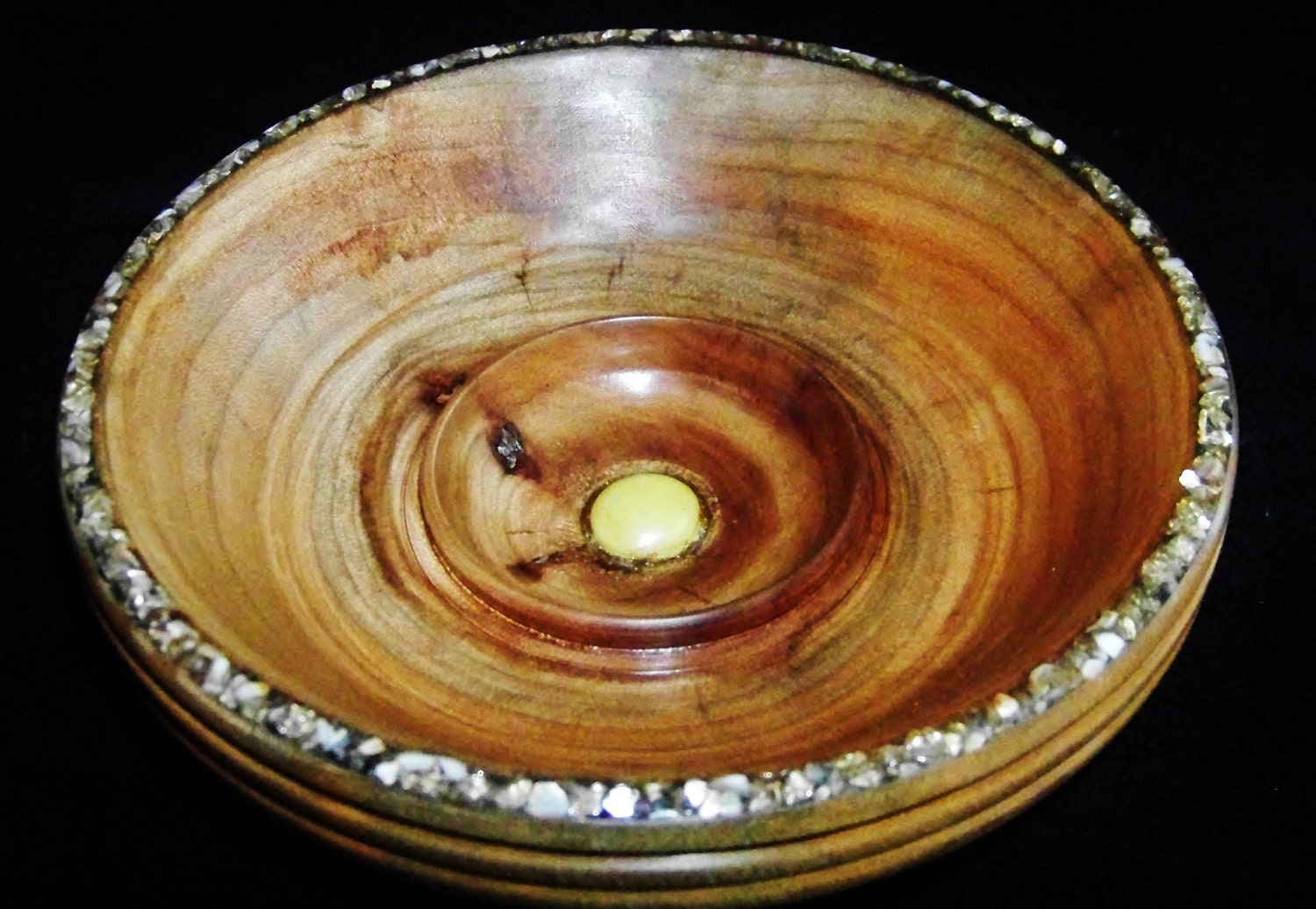 Bowl Vanity Dish With Inlay
