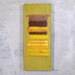 yellow painting - ORIGINAL mixed media wax painting - stripes - encaustic color field - block series - Titled: Mustard Fields