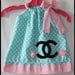 Polka Dot Chic Coco Chanel Inspired Pillowcase Style Dress