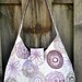 Phoebe Purse in Purple Floral with Purple Interior