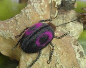 Beetle grey - waldorf inspired, felted, by Naturechild