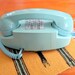 1960s Light Blue Touchtone Bell Princess Phone