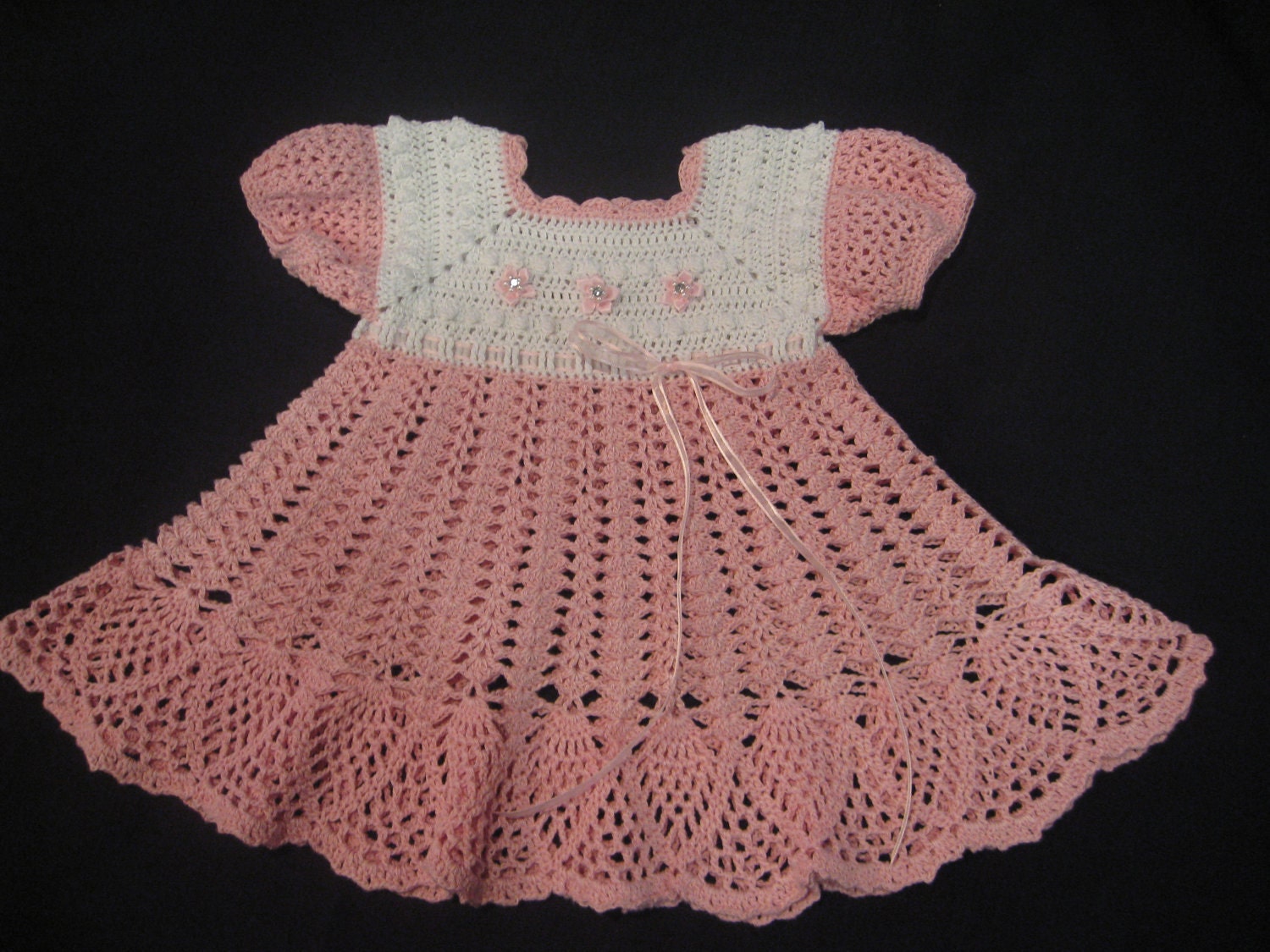 Dress for Baby Girl, Crochet Pattern PDF 12-007 INSTANT DOWNLOAD