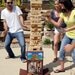 Backyard Block Party - Outdoor Game - HUGE version of the wood block game you play inside