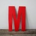 Vintage Red Sign Letter
