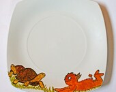 Hand-painted personalized Cuddly Gratts cute monsters plate or cup with your favorite animal