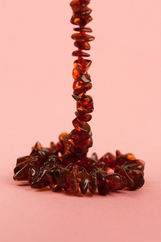 Cognac  Baltic Amber necklace for mommy.