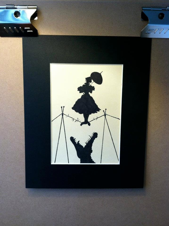 Disney Haunted Mansion Stretch Portrait Silhouette
