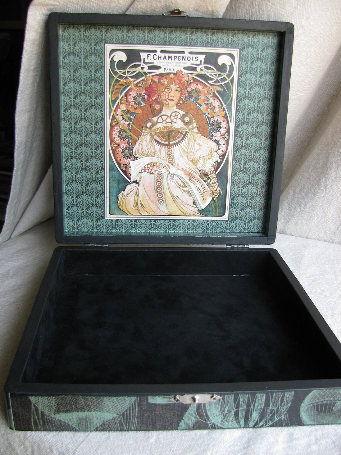 Steampunk Cigar Box/Stash Box/Jewelry Box