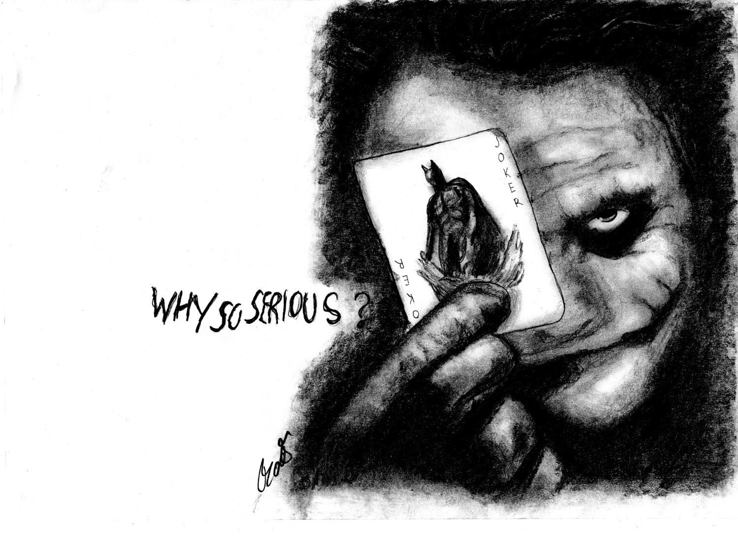 the joker drawing