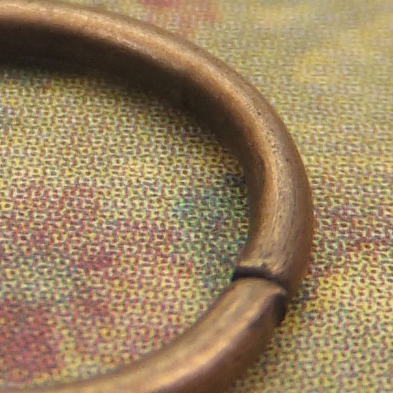 Antique Copper Open Iron Jump Ring, 18 Gauge Unsoldered 10.5mm, 100 Pieces - 1044JR1