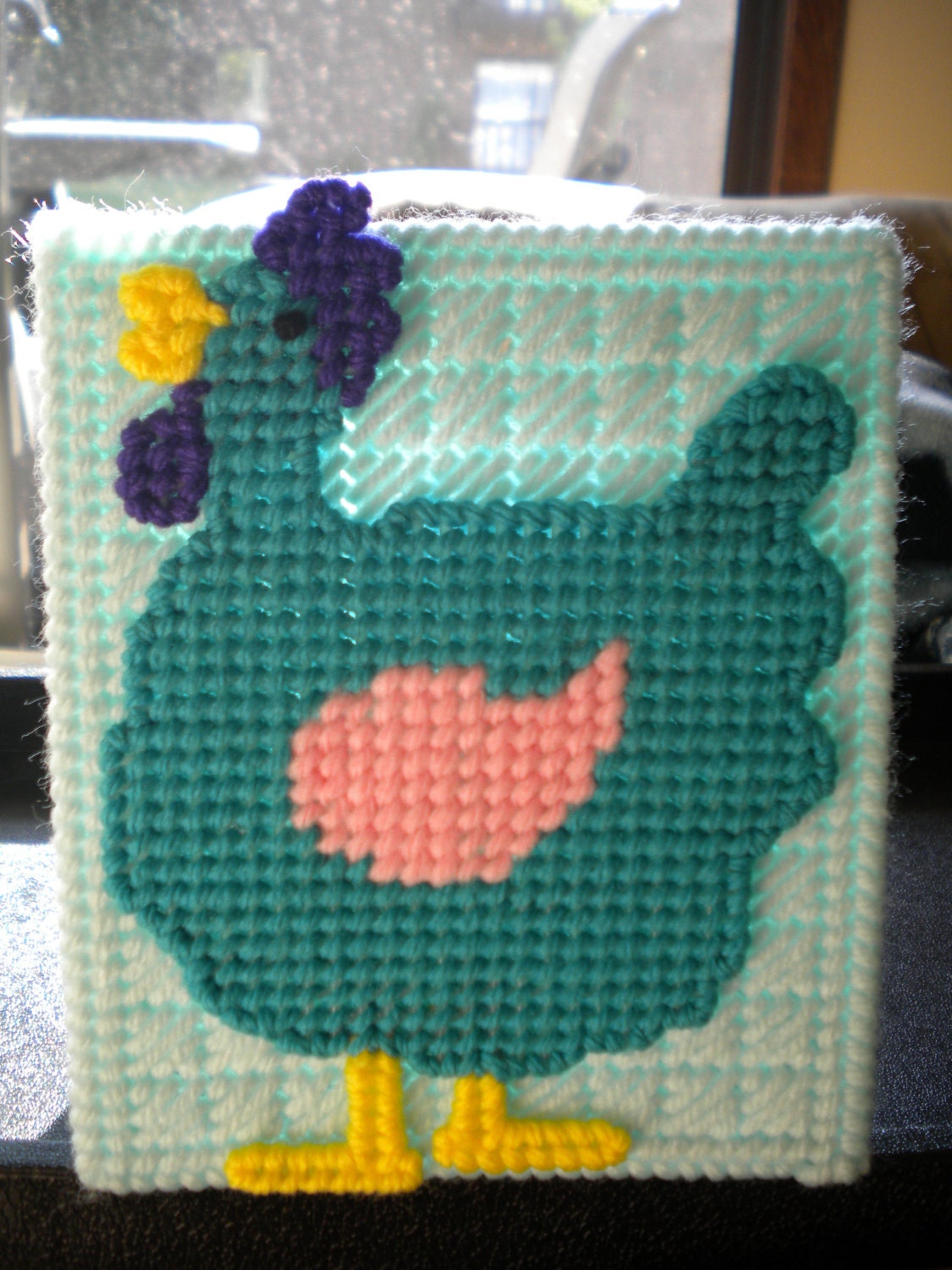 Funky Chicken Tissue Topper