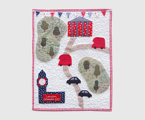 Small Quilt Pattern 'London Parks Celebrates 2012'  Olympics