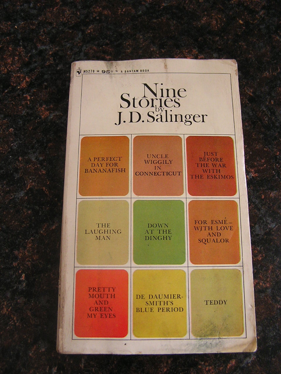 Nine Stories by J.D. Salinger. 1960's softcover edition