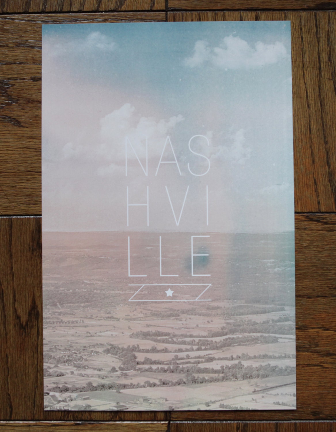 ABOVE MY HOME - 11x17 Tennessee Poster