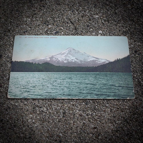 Mt. Hood Vintage Postcard