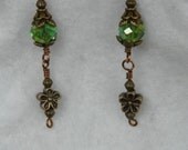 Flower Drop Earrings-Dandelion in the spring earrings
