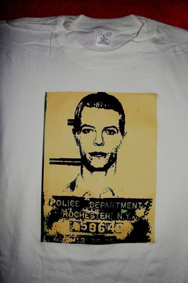 david bowie mug shot tshirt