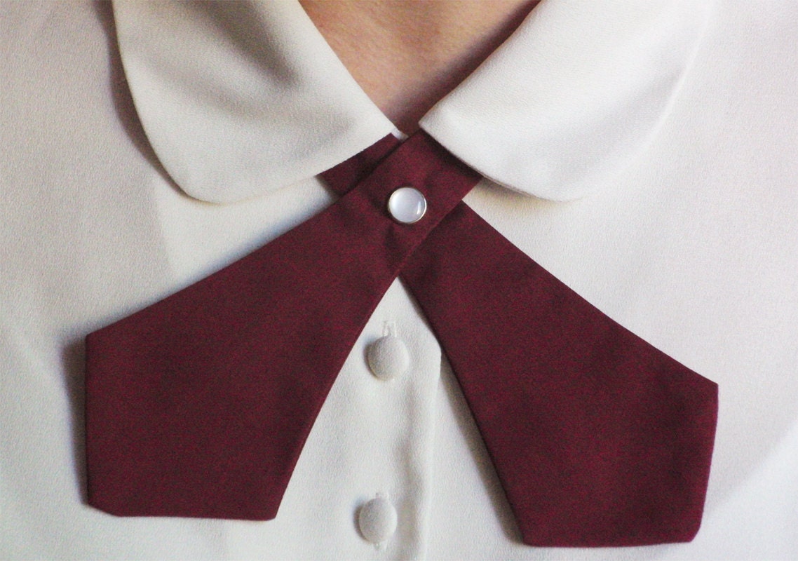Womens Neck Tie - Burgundy